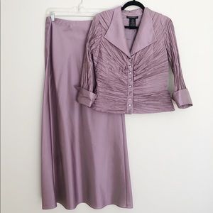 [Cachet] Violet Suit Dress